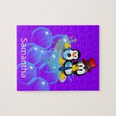 Puzzles Weiße und schwarze Pinguine Gelbe Enten Ba (Horizontal)