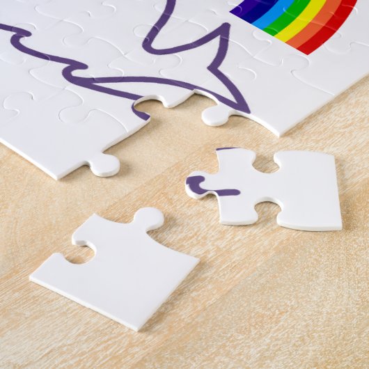 Puzzles Whale Fish Rainbow Sun (Seite)