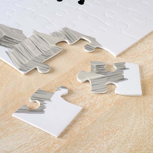 Puzzles White and Black Pinguin Deadline Office (Seite)