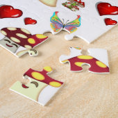 Puzzles White Angel Mushrooms Butterfly (Seite)