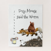 Puzzles White Fox Mouse Worm (Vertikal)