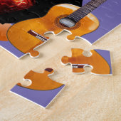 Puzzles White und Black Pinguin Gitarre Rock'n'Rol (Seite)