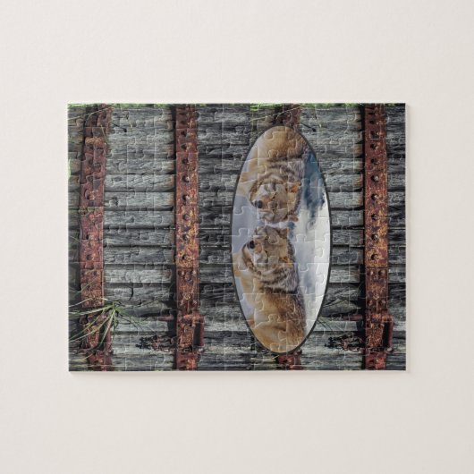 Puzzles Wood Wolves (Horizontal)