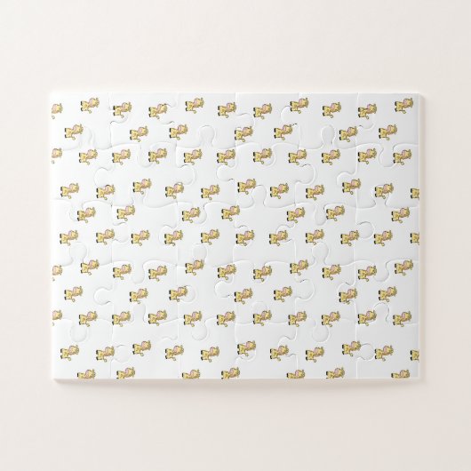 Puzzles Yellow Giraffe Happy Birthday (Horizontal)