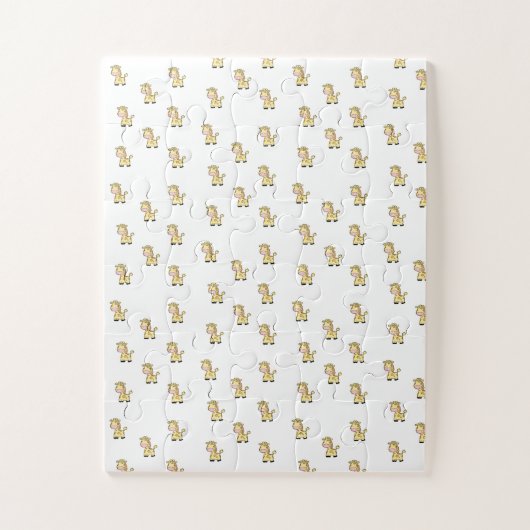 Puzzles Yellow Giraffe Happy Birthday (Vertikal)