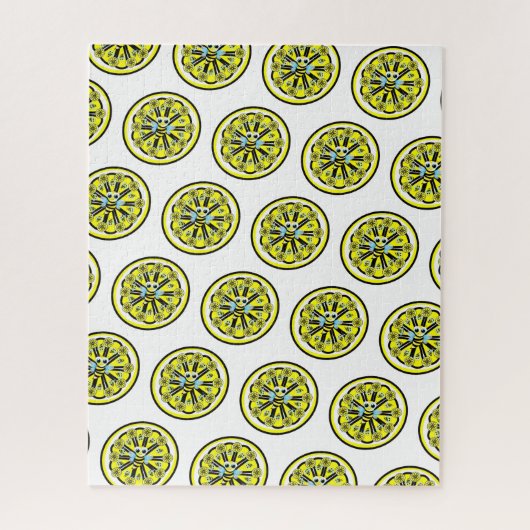 Puzzles Yellow Lemons Hummel (Vertikal)