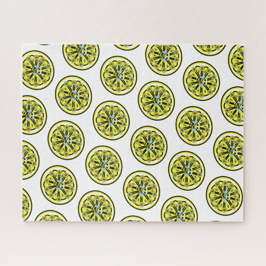 Puzzles Yellow Lemons Hummel (Horizontal)