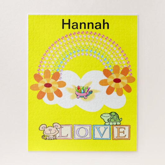 Puzzles Yellow Turtle Love (Vertikal)