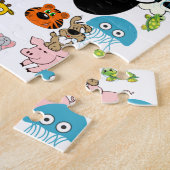 Puzzles Zoo Animals Pigs Giraffe (Seite)