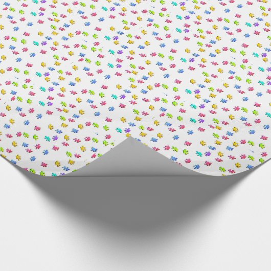 Puzzlespieces Wrapping Paper Geschenkpapier (Ecke)