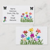 Puzzlespiel bessert Garten-Visitenkarten aus Visitenkarte (Vorne/Hinten)