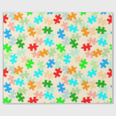 Puzzlespiel bessert Packpapier aus (Flach)