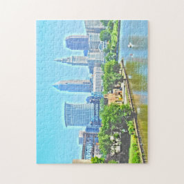 Puzzlespiel Clevelands der Ohio Puzzle
