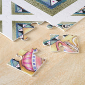 PUZZLESPIEL - COOLE BOHNEN! KAFFEE-KUNST PUZZLE (Seite)