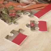 Puzzlespiel der frohen Weihnachten Puzzle (Seite)