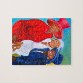 Puzzlespiel der "Kirchen-Hut-Damen " Puzzle (Horizontal)