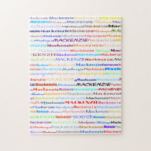 Puzzlespiel der Mackenzie-Text-des Entwurfs-II Puzzle
