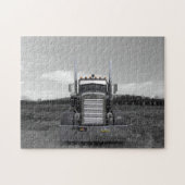 Puzzlespiel der Peterbilt Nadel-Nasen-b/w Puzzle (Horizontal)
