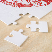 Puzzlespiel des Chinese Papercut Hahn-Jahres 2017 Puzzle (Seite)