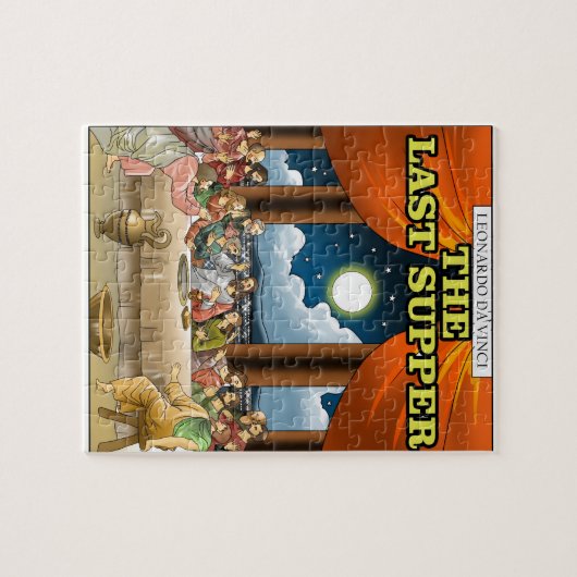 Puzzlespiel des letzten Abendessens Puzzle (Horizontal)