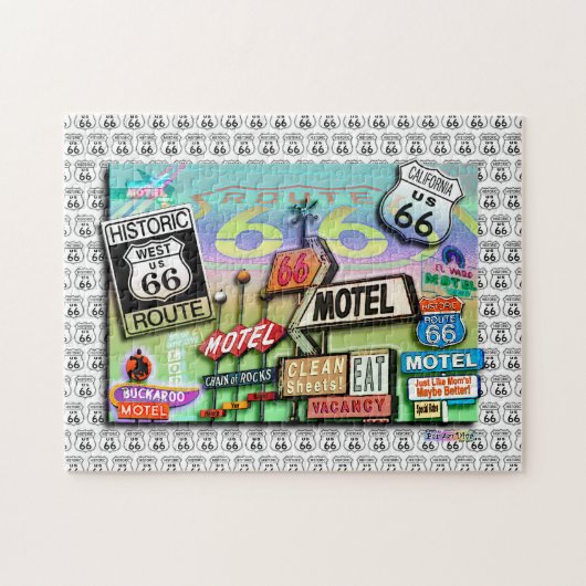 Puzzlespiel des Weg-66 Puzzle (Horizontal)