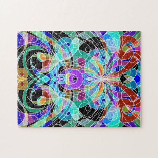 Puzzlespiel-ethnische Art Puzzle (Horizontal)