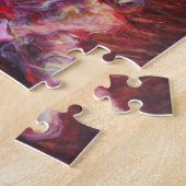 Puzzlespiel - Geisha, die Nik Helbig malt Puzzle (Seite)