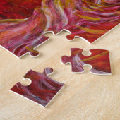 Puzzlespiel - Geisha, die Nik Helbig malt Puzzle (Seite)