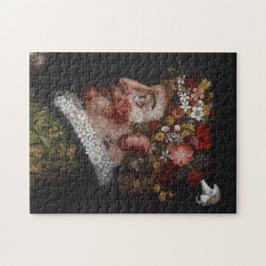 Puzzlespiel Giuseppe Arcimboldo - Blumen auf Puzzle (Horizontal)