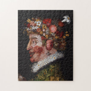Puzzlespiel Giuseppe Arcimboldo - Blumen auf Puzzle