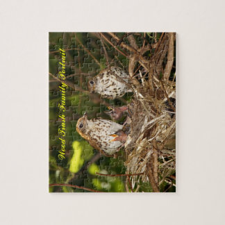 Puzzlespiel, hölzernes Trush, Familien-Porträt Puzzle