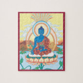PUZZLESPIEL im ZINN - Medizin Buddha - heilender Puzzle (Vertikal)