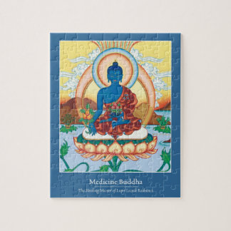 PUZZLESPIEL IM ZINN - Medizin Buddha - Meister des Puzzle