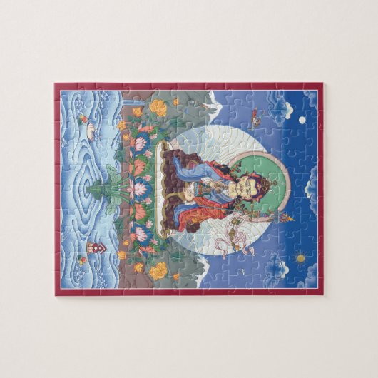 PUZZLESPIEL im ZINN - Padmasambhava (Tib: Guru Puzzle (Horizontal)