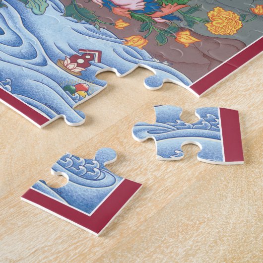 PUZZLESPIEL im ZINN - Padmasambhava (Tib: Guru Puzzle (Seite)