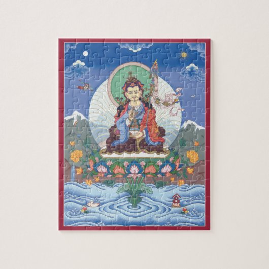 PUZZLESPIEL im ZINN - Padmasambhava (Tib: Guru Puzzle (Vertikal)