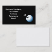 Puzzlespiel in der Kugel-Form mit vermisstem Stück Visitenkarte (Vorne/Hinten)