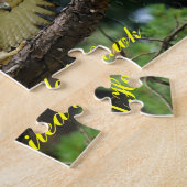 Puzzlespiel, jugendliches Rot angebundener Falke Puzzle (Seite)