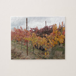 Puzzlespiel: Kalifornien-Weinberg vor Ernte im Puzzle
