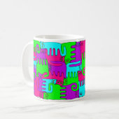 Puzzlespiel-Katzen "Holunderbeerwein " Kaffeetasse (Vorderseite Links)