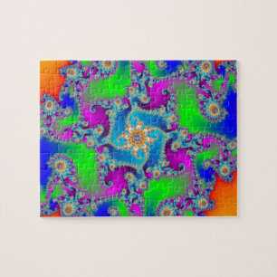 Puzzlespiel: Komplexes Fraktal Design Puzzle