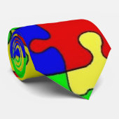 Puzzlespiel-Krawatte Krawatte (Gerollt)