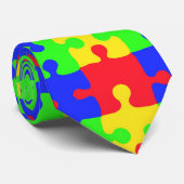 Puzzlespiel-Krawatte Krawatte (Gerollt)