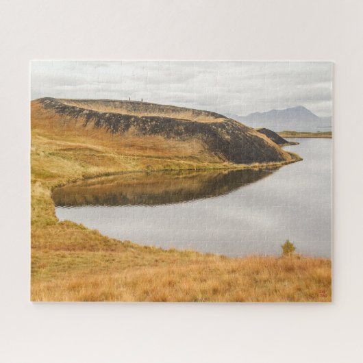Puzzlespiel-Landschaft von Island - See Myvatn Puzzle (Horizontal)