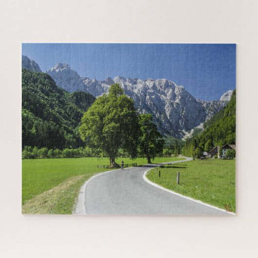 Puzzlespiel-Landschaft von Slowenien - Logar Tal Puzzle (Horizontal)