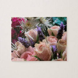 Puzzlespiel: Lavendel Ostern Roses& Puzzle
