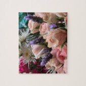 Puzzlespiel: Lavendel Ostern Roses& Puzzle (Vertikal)