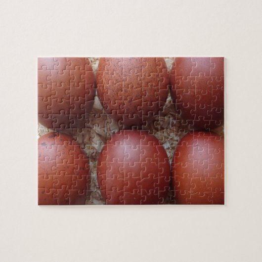 Puzzlespiel - Marans Huhn-Eier Puzzle (Horizontal)