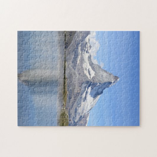 Puzzlespiel-Matterhorn-Berg und See, die Schweiz Puzzle (Horizontal)