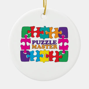 Puzzlespiel-Meister Keramik Ornament